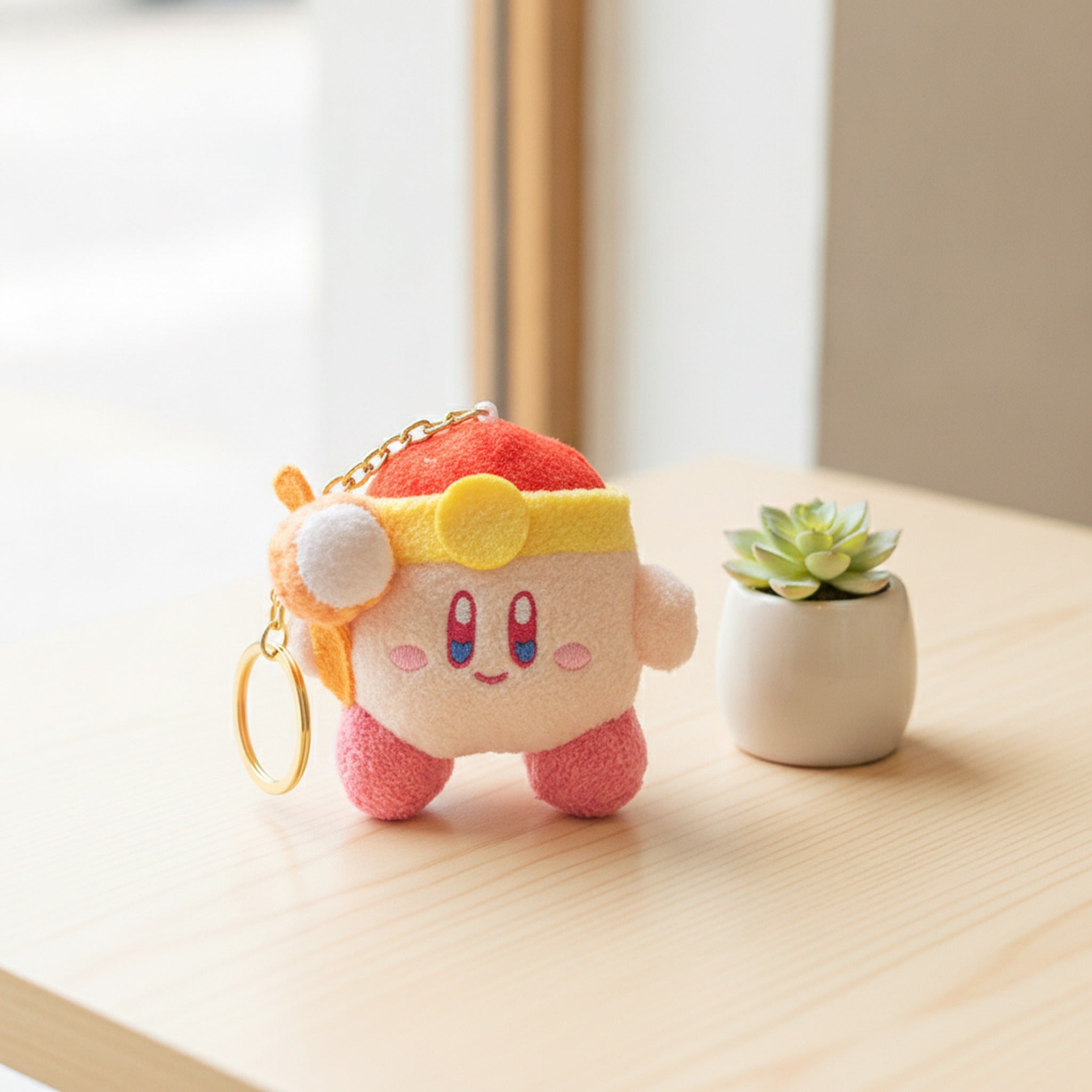 Pink Star Plush Keychain Charm - Type 1 – novelty & toys (view 2)