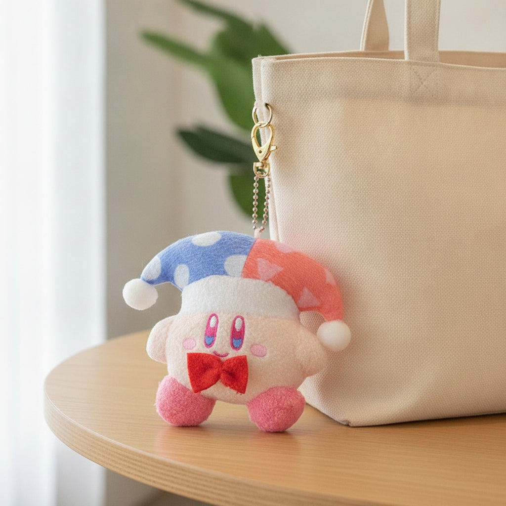 Pink Star Plush Keychain Charm - Type 2 – novelty & toys (view 3)