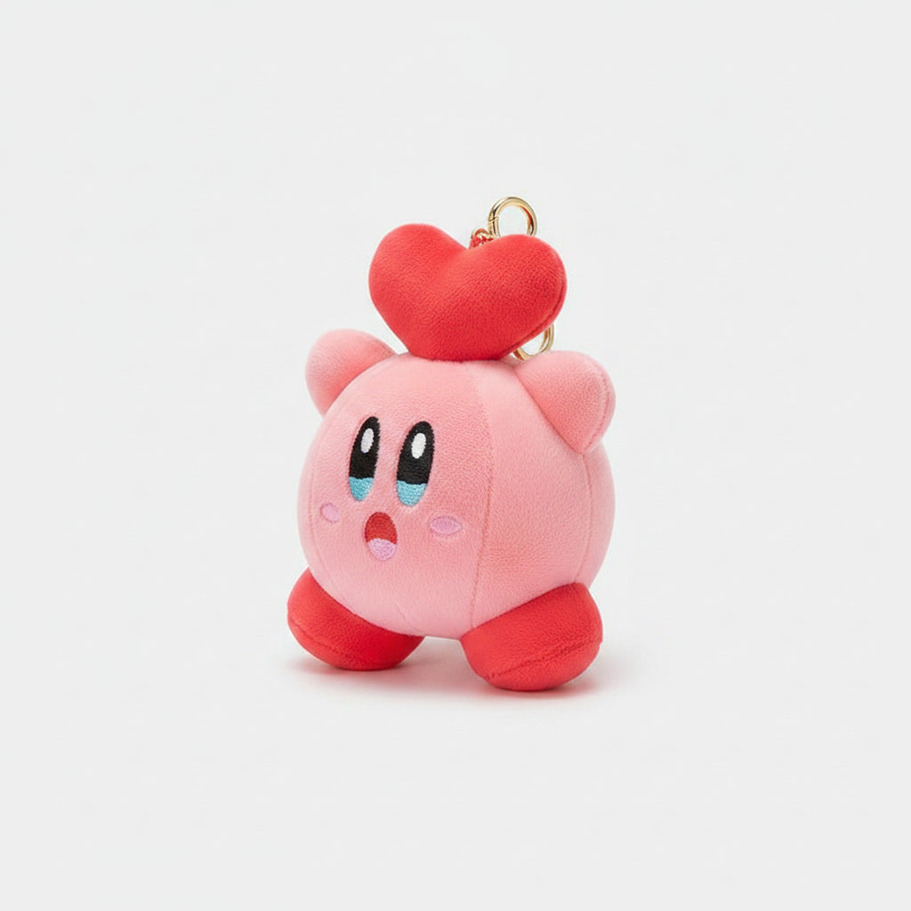 Pink Star Plush Keychain Charm - Type 3 – novelty & toys (view 1)