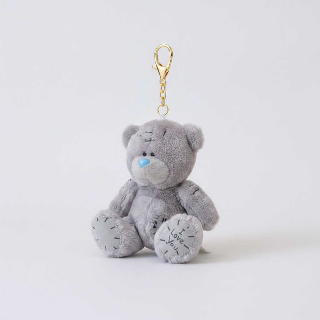 Patch Teddy Bear Plush Doll - Gray – novelty & toys (view 1)