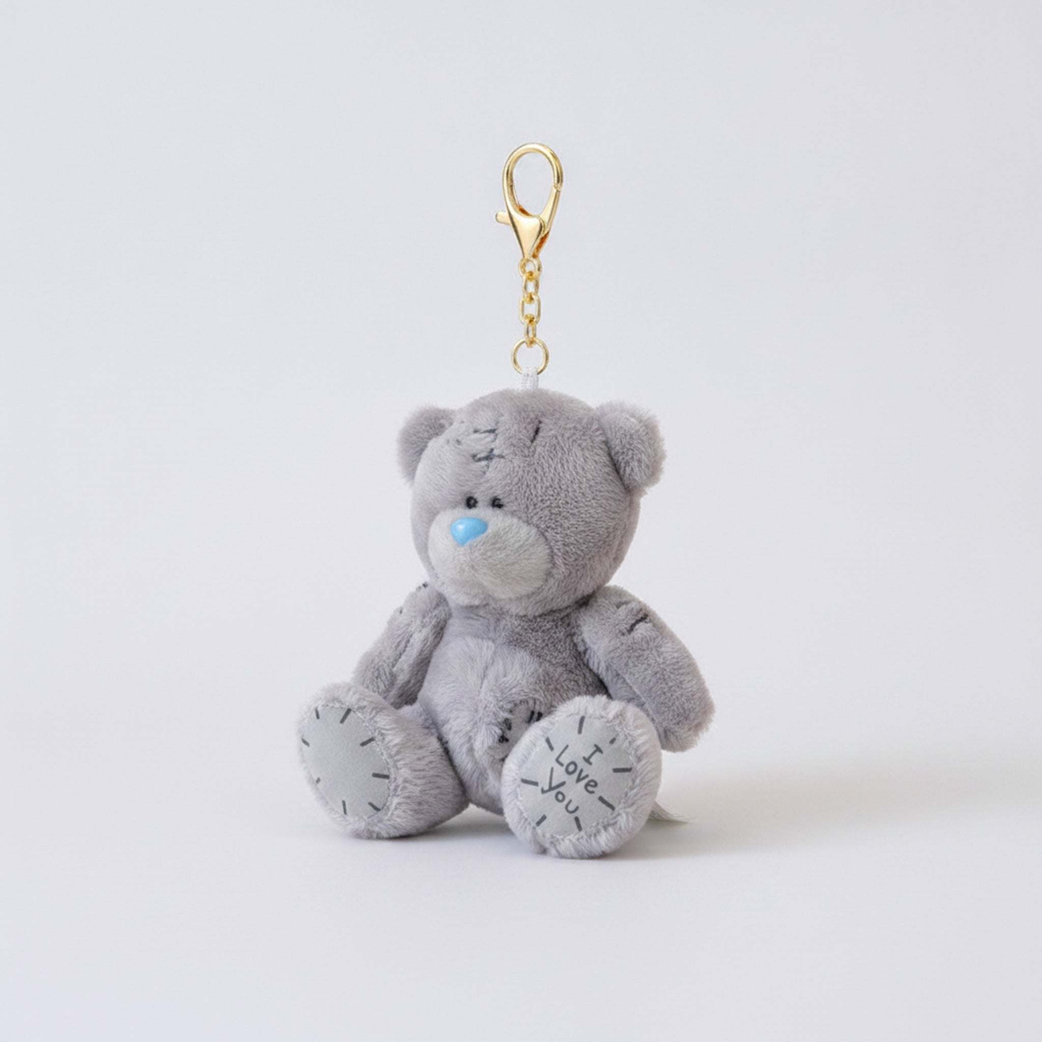 Patch Teddy Bear Plush Doll - Gray – novelty & toys (view 1)