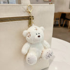 Patch Teddy Bear Plush Doll - White – novelty & toys (view 3)