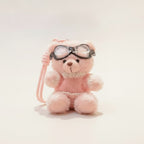 Adorable Aviator Teddy Bear Plush Toy – novelty & toys (view 2)