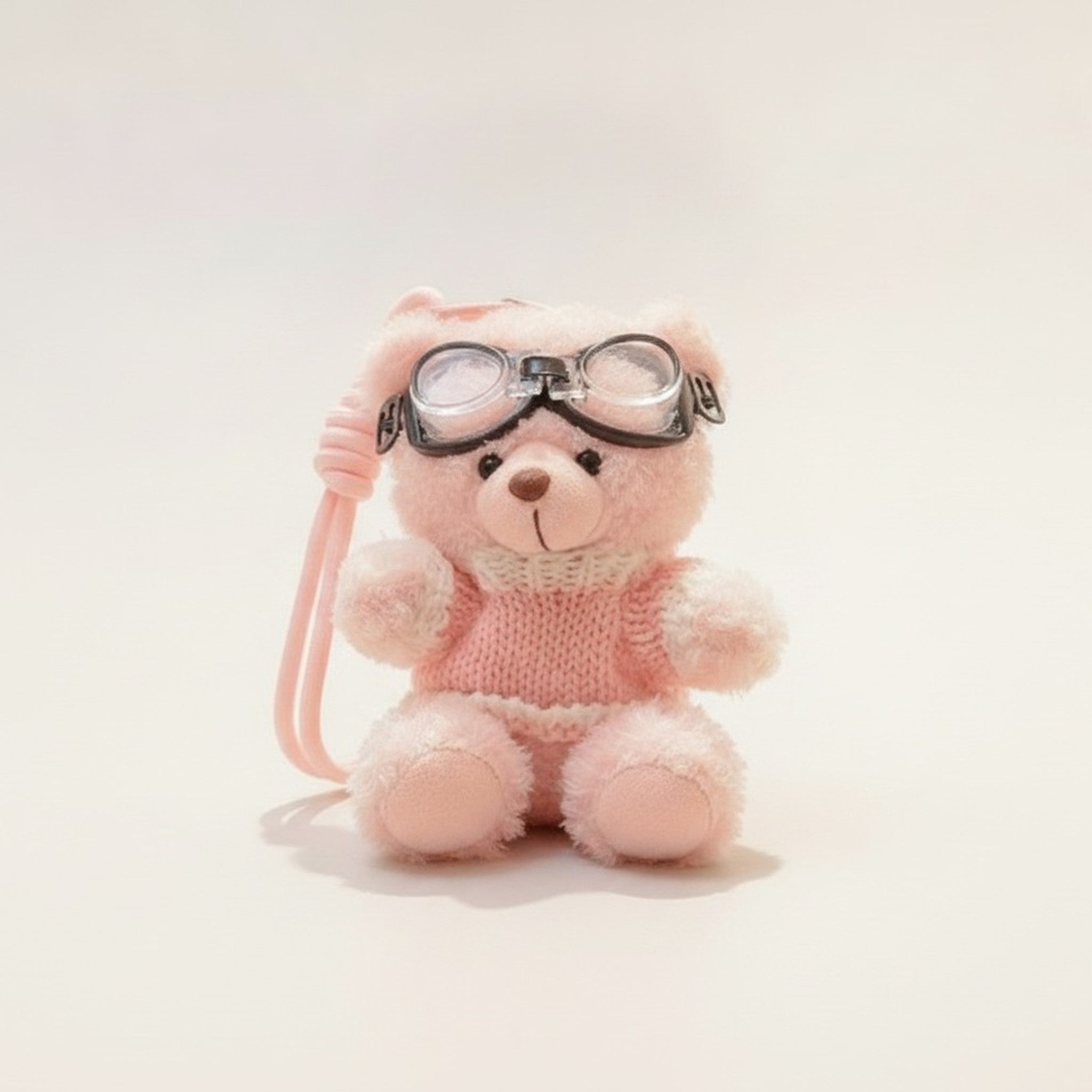Adorable Aviator Teddy Bear Plush Toy – novelty & toys (view 2)