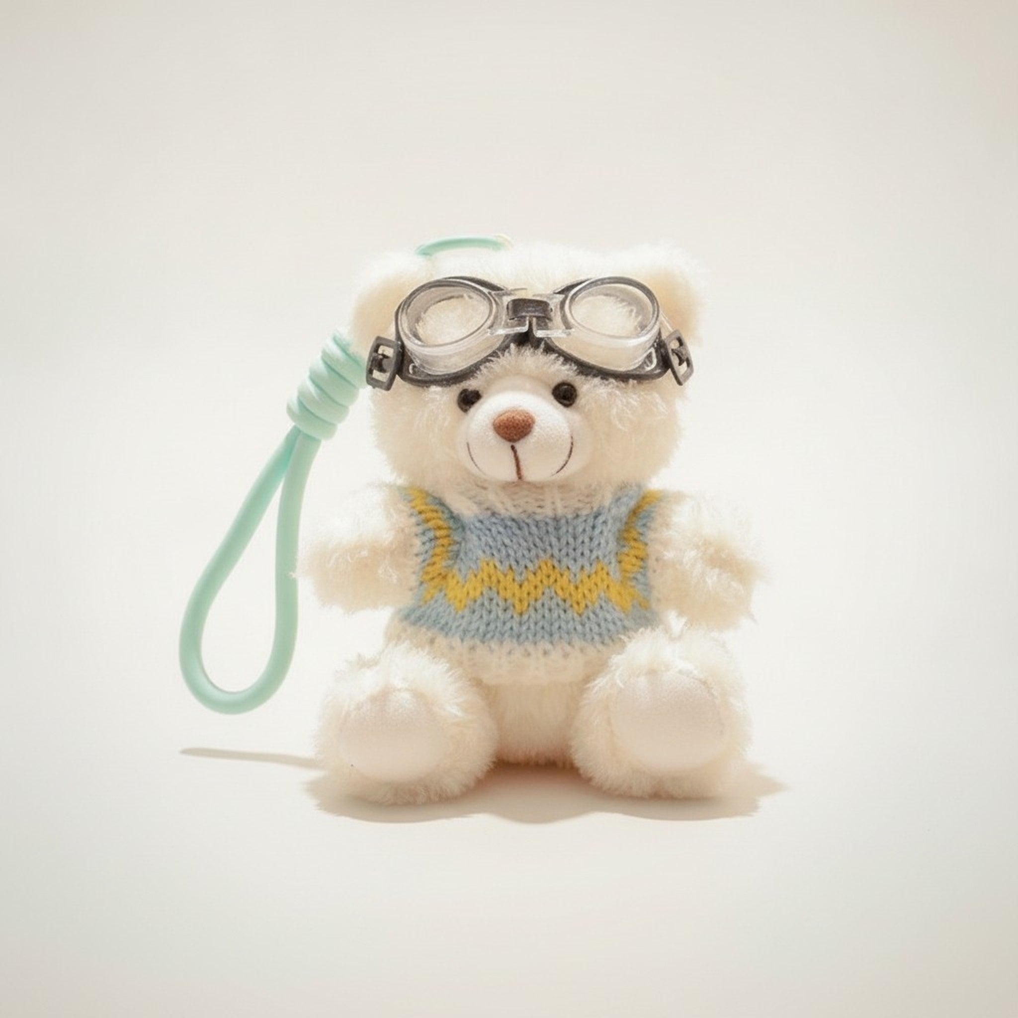 Adorable Aviator Teddy Bear Plush Toy – novelty & toys (view 3)