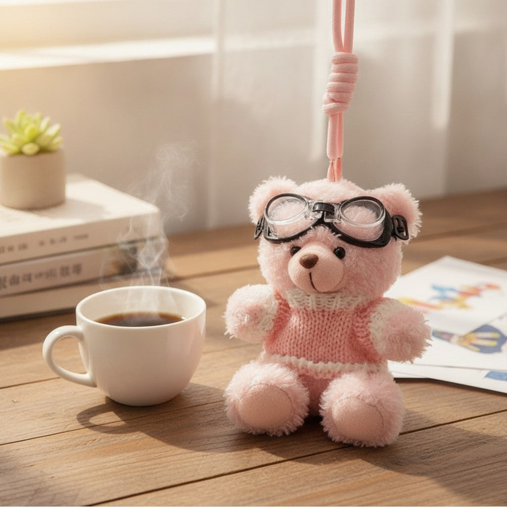 Adorable Aviator Teddy Bear Plush Toy – novelty & toys (view 4)