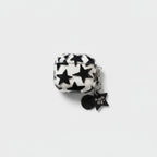 Black Star Print AirPods Case With Charm