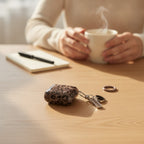 Translucent Leopard Print AirPods Case with Finger Ring