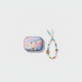 Beaded Pastel Bear AirPods Case With Charm Strap