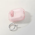 Pink Magnetic Clear AirPods Protective Case