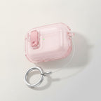 Pink Magnetic Clear AirPods Protective Case