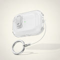 Transparent Anti-Drop Magnetic AirPods Case with Ring