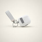 White Safety Lock Automatic Pop-Up AirPods Case