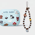 Cute Puppy Beaded AirPods Case With Charm