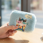 Cute Cat Blue Beaded Charm AirPods Case