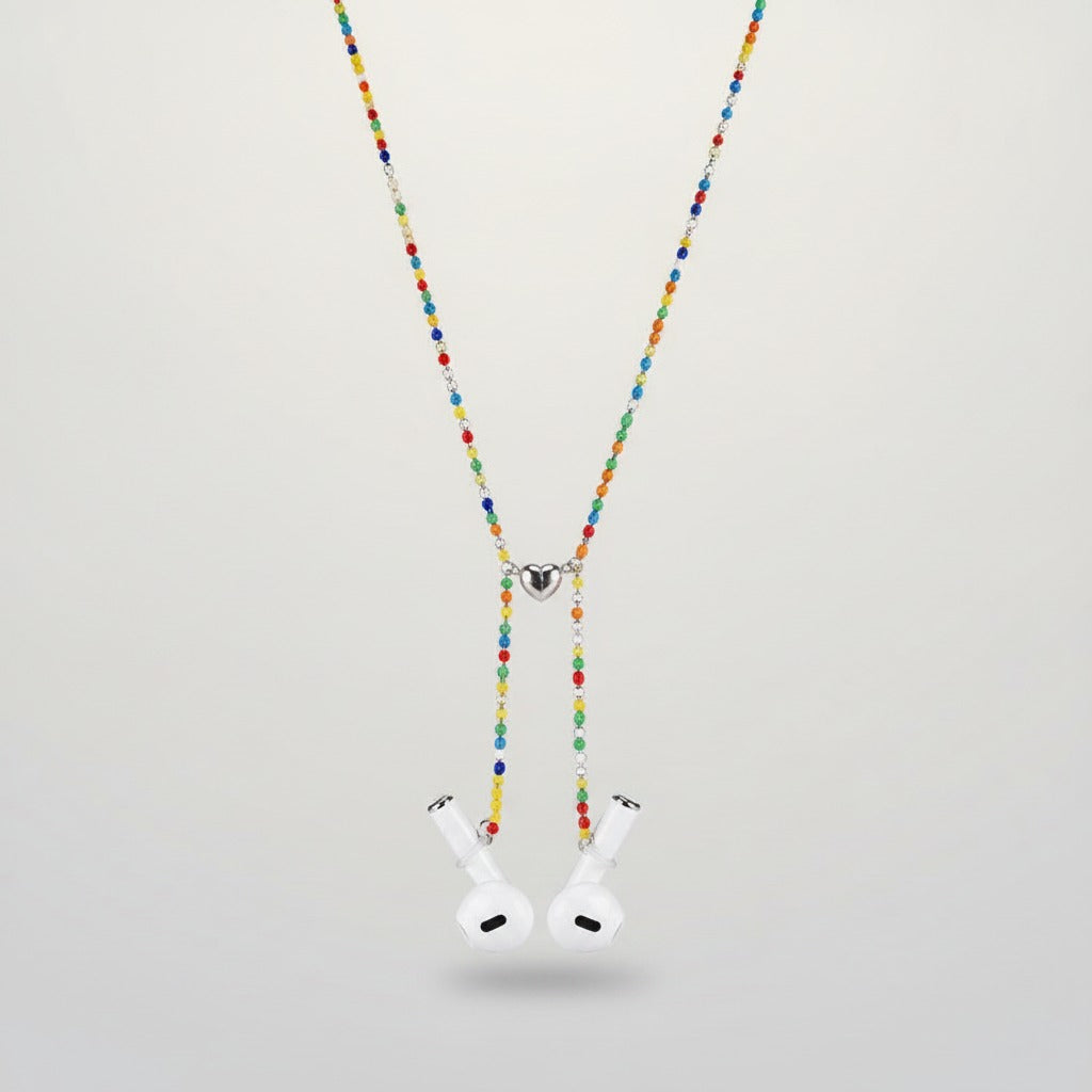 Magnetic Beaded AirPods Lanyard – tech (view 1)