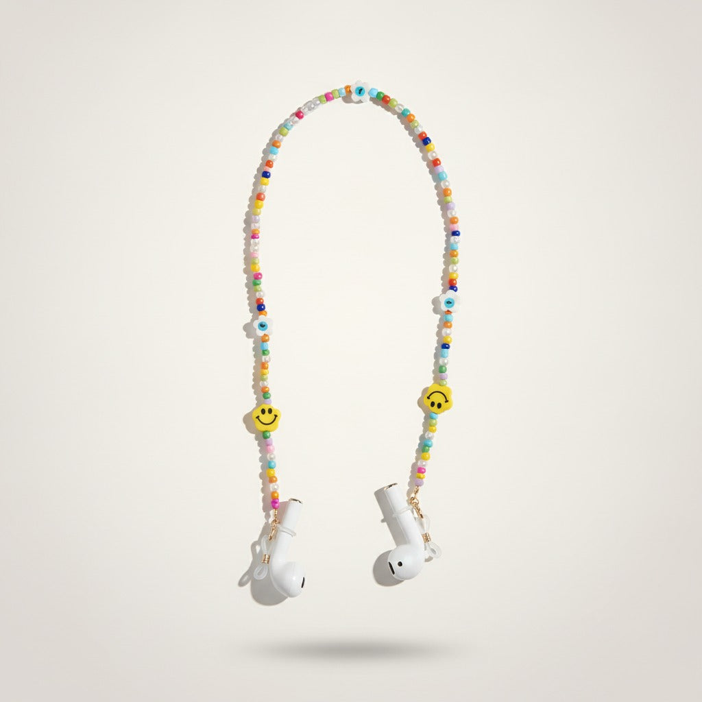 Beaded Earbud Holder Necklace – jewelry (view 1)