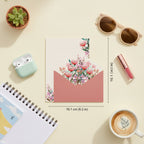 Floral Envelope Stationery Set Pink (view 2)
