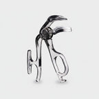 Clear Glass Eyelash Curler With Black Handle