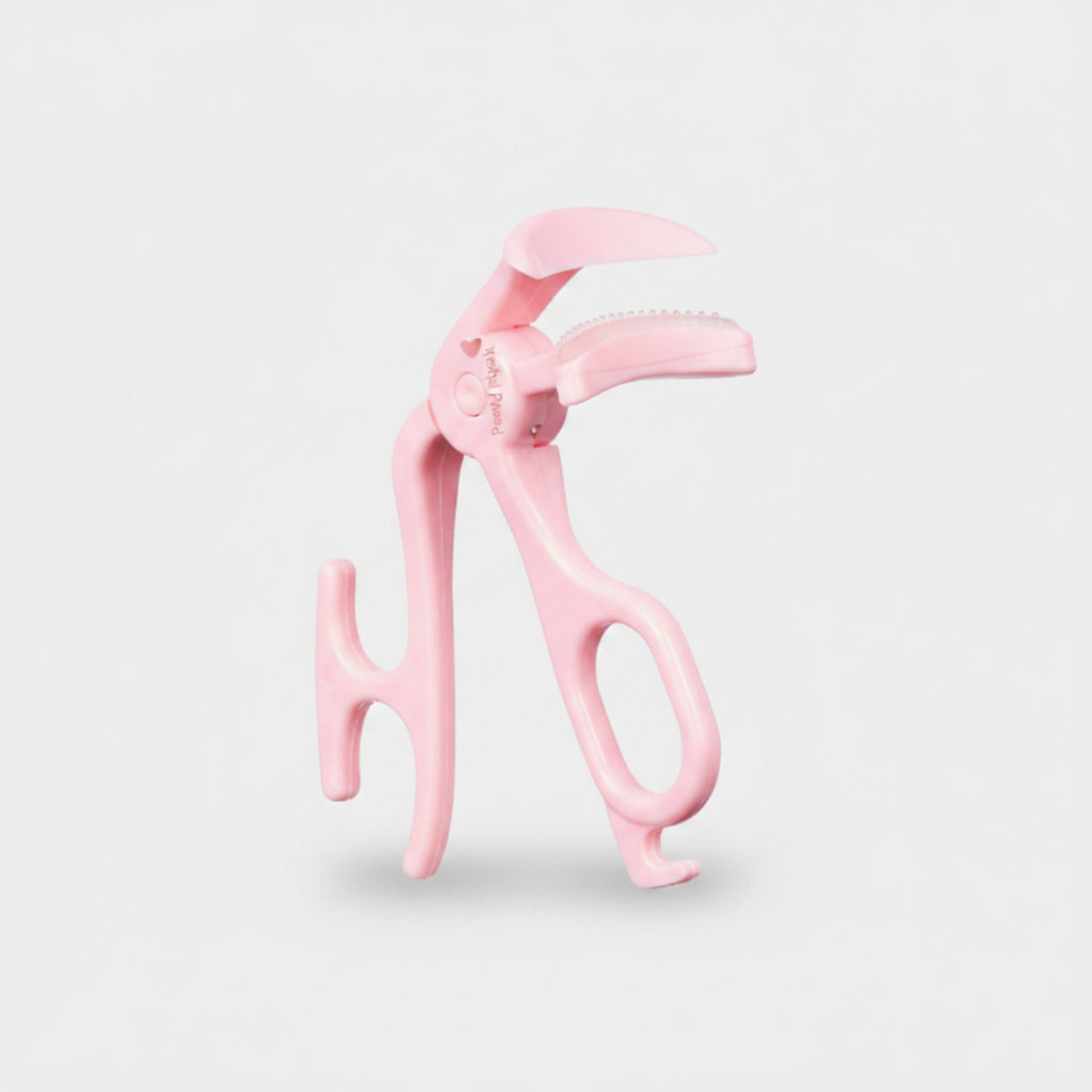 Pink Heart-Detail Hair Claw Clip