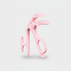 Pink Heart-Detail Hair Claw Clip