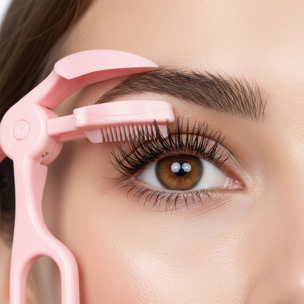 Pink Heart-Detail Hair Claw Clip