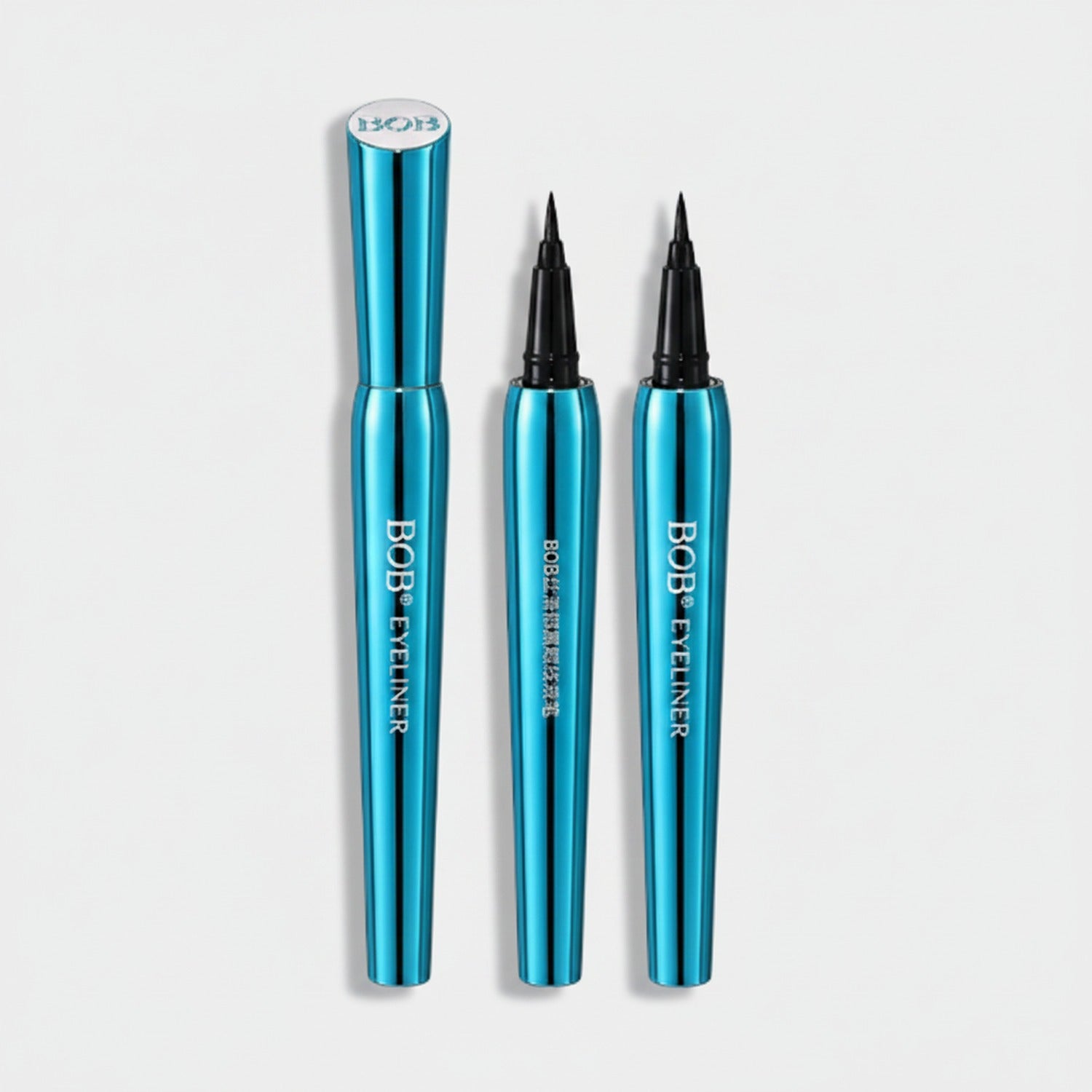 Turquoise Liquid Eyeliner Pen Set With Precision Tips