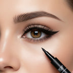 Black Waterproof Eyeliner Pen With Precision Nib