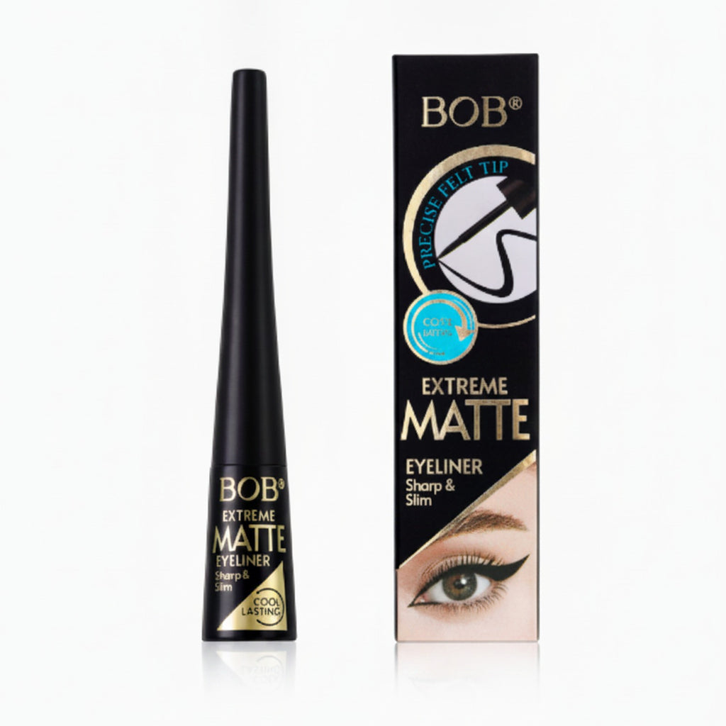 Extreme Matte Black Eyeliner Precision Felt Tip – Korean beauty tool (view 1)