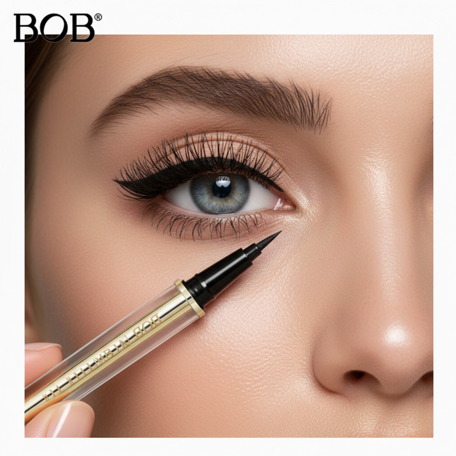 Liquid Eyeliner Pen Black Precision Tip Set