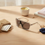 Oversized Sporty Shield Sunglasses – eyewear (view 2)