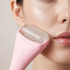 Pink Ice Roller Face Massager Tool