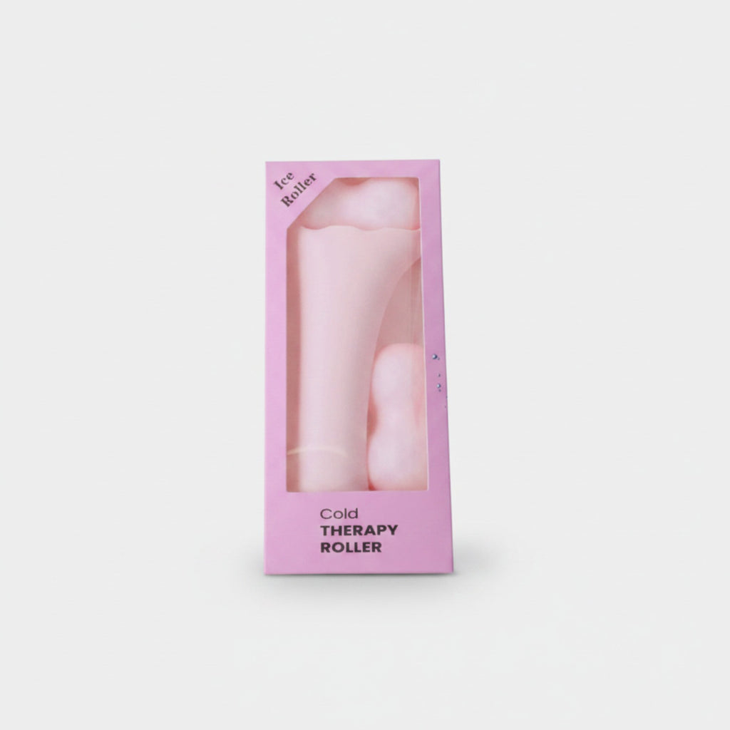 Pink Ice Roller Cold Therapy Beauty Tool