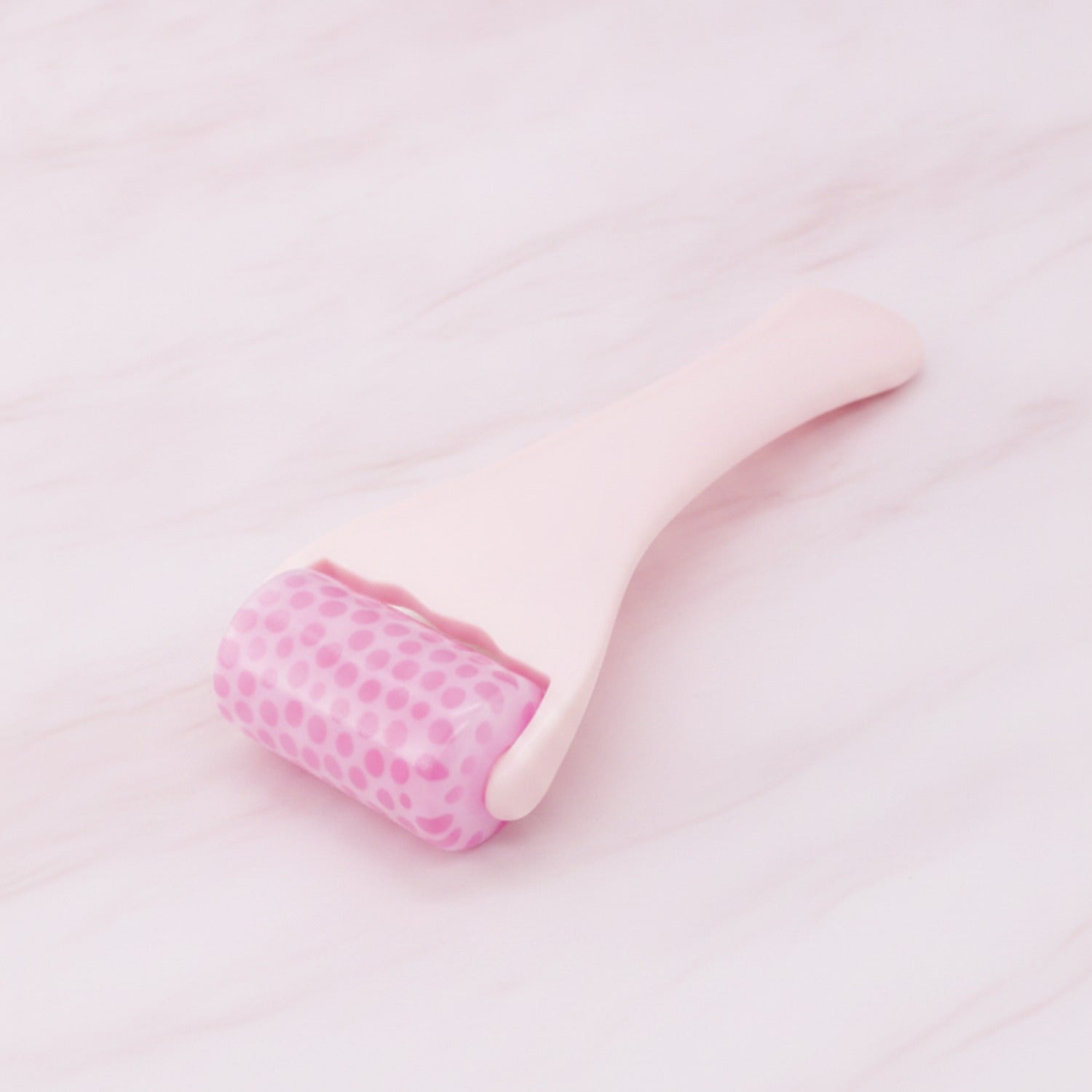 Pink Textured Face Massage Roller Tool