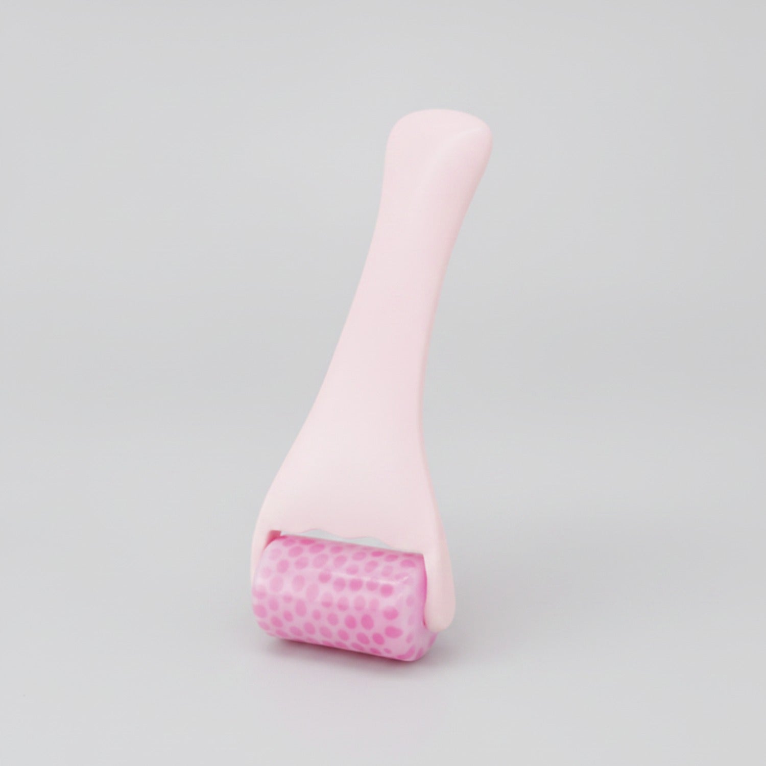 Pink Textured Face Massage Roller Tool
