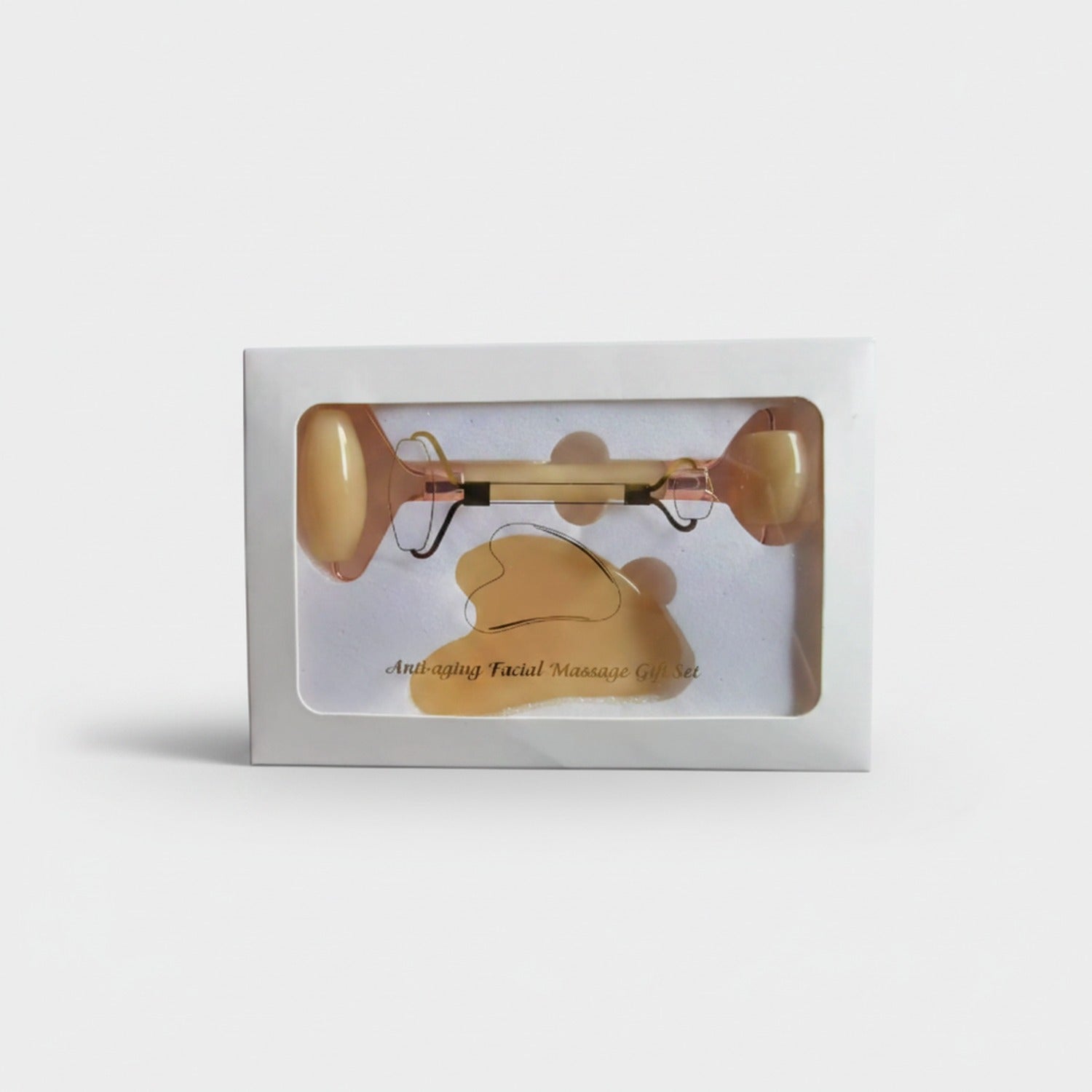 Golden Facial Massage Roller Gift Set