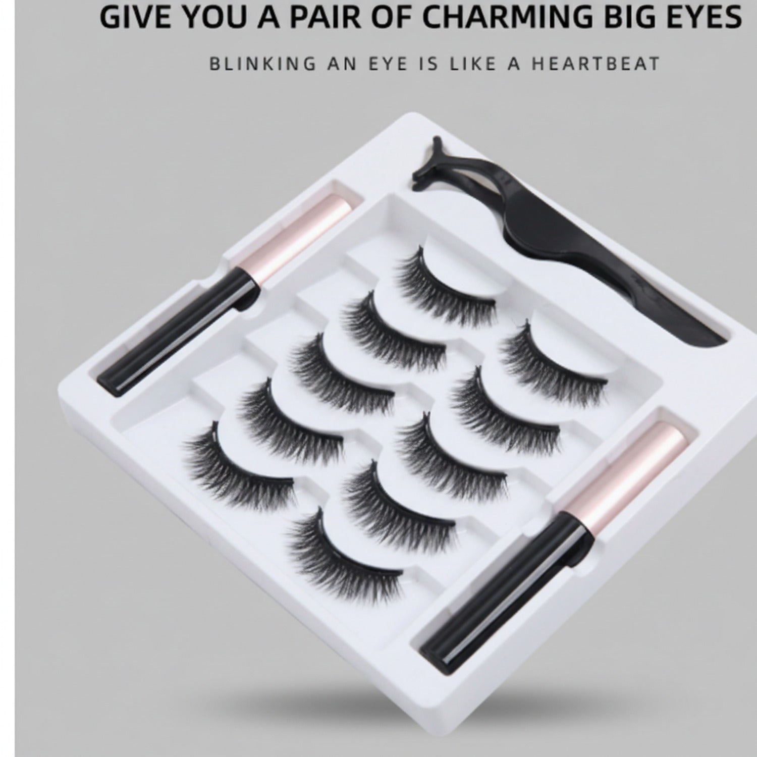 Big Eyes Magnetic Eyelash Kit With Applicator