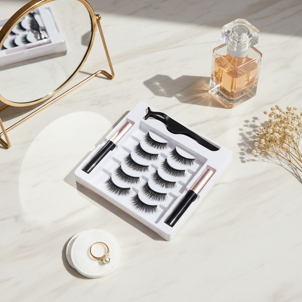 Big Eyes Magnetic Eyelash Kit With Applicator – Korean beauty tool (view 2)