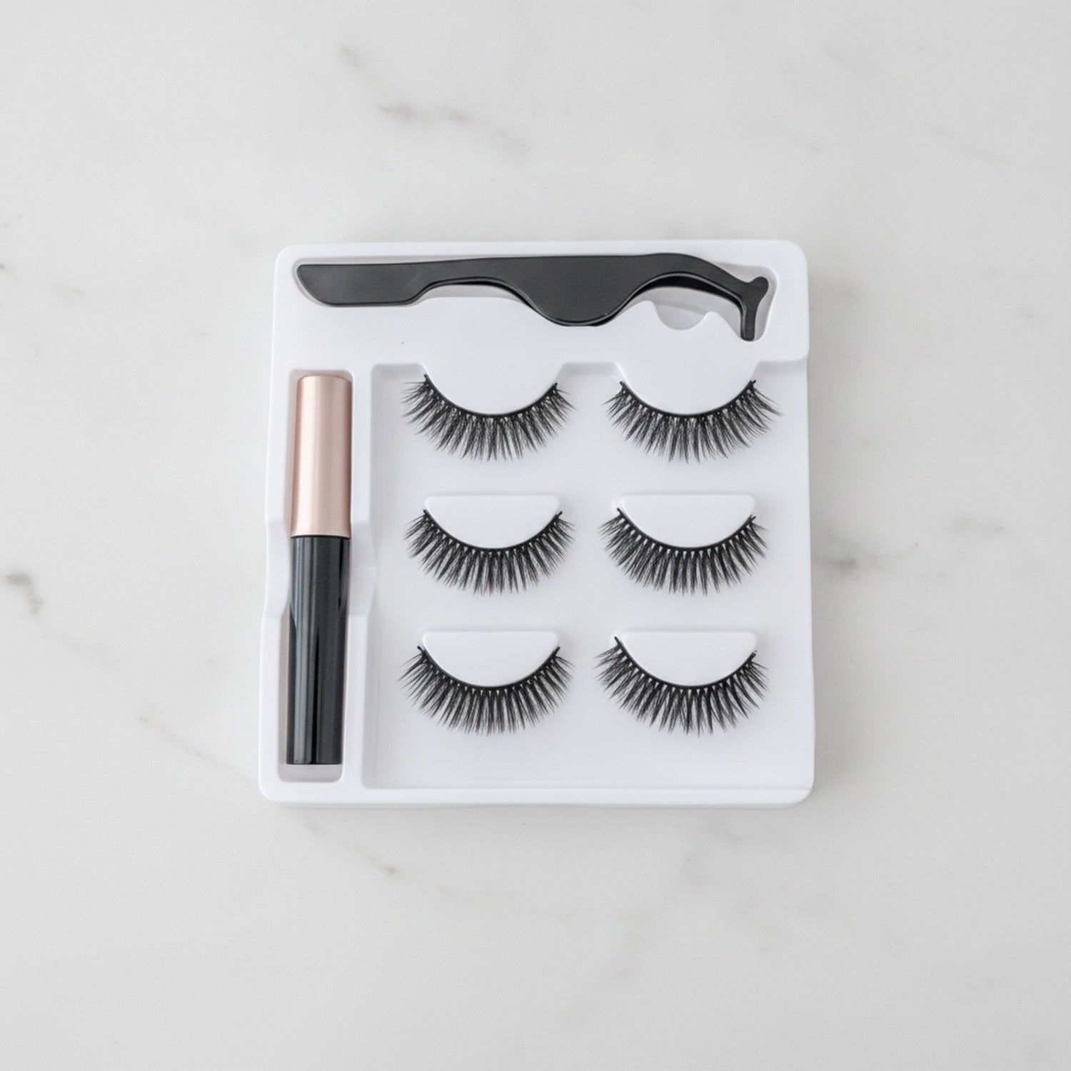 Magnetic False Eyelashes Kit With Eyeliner