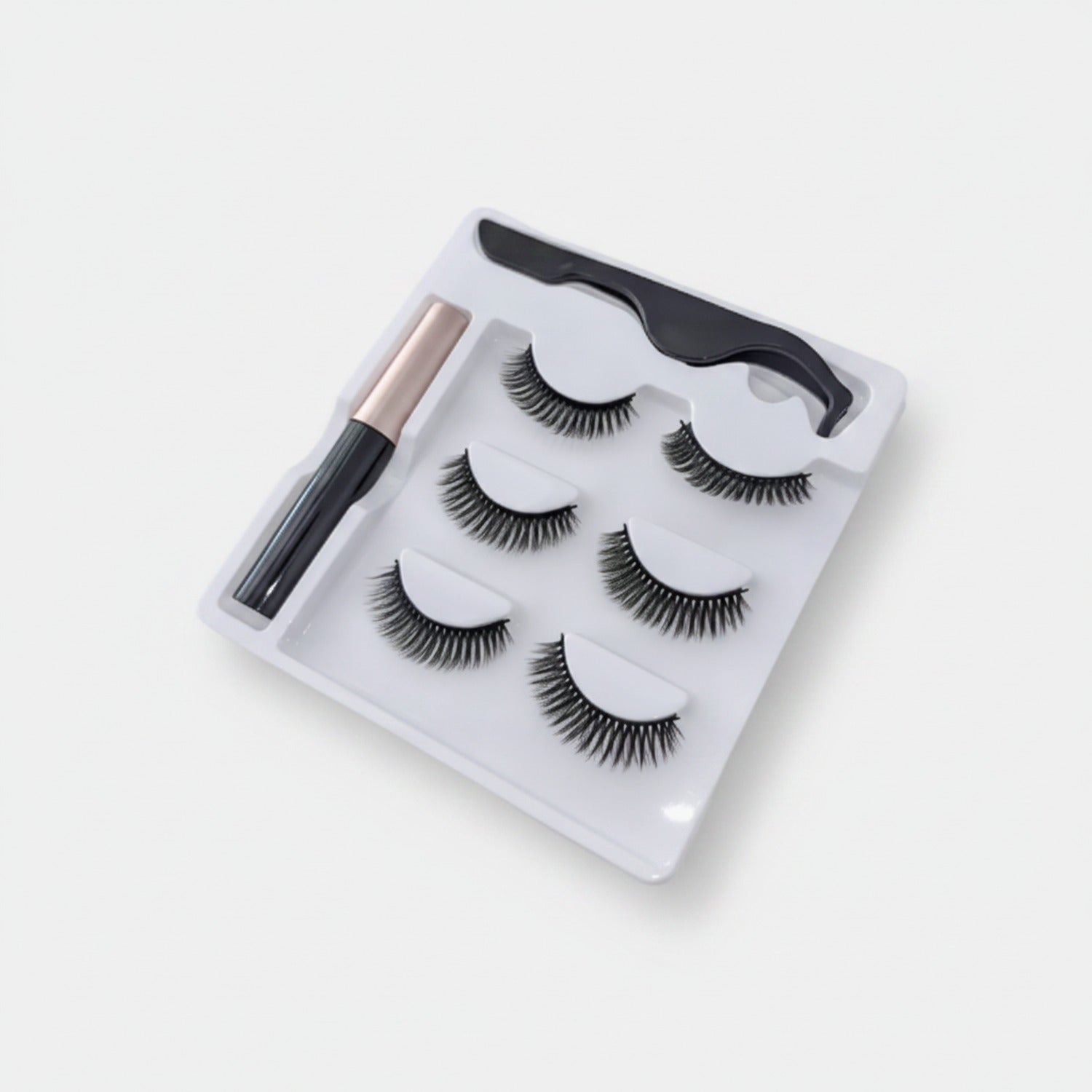 Magnetic False Eyelashes Kit With Eyeliner