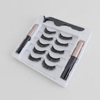 Magnetic False Eyelashes Kit With Eyeliner – Korean beauty tool (view 1)