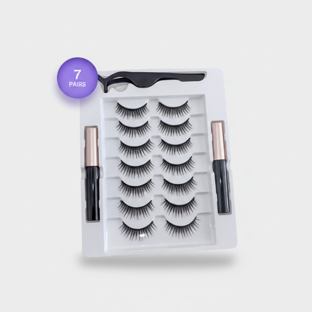 Magnetic Eyelash Set With Eyeliner Applicator