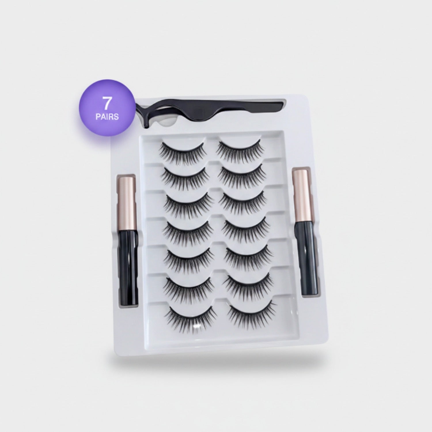 Magnetic Eyelash Set With Eyeliner Applicator