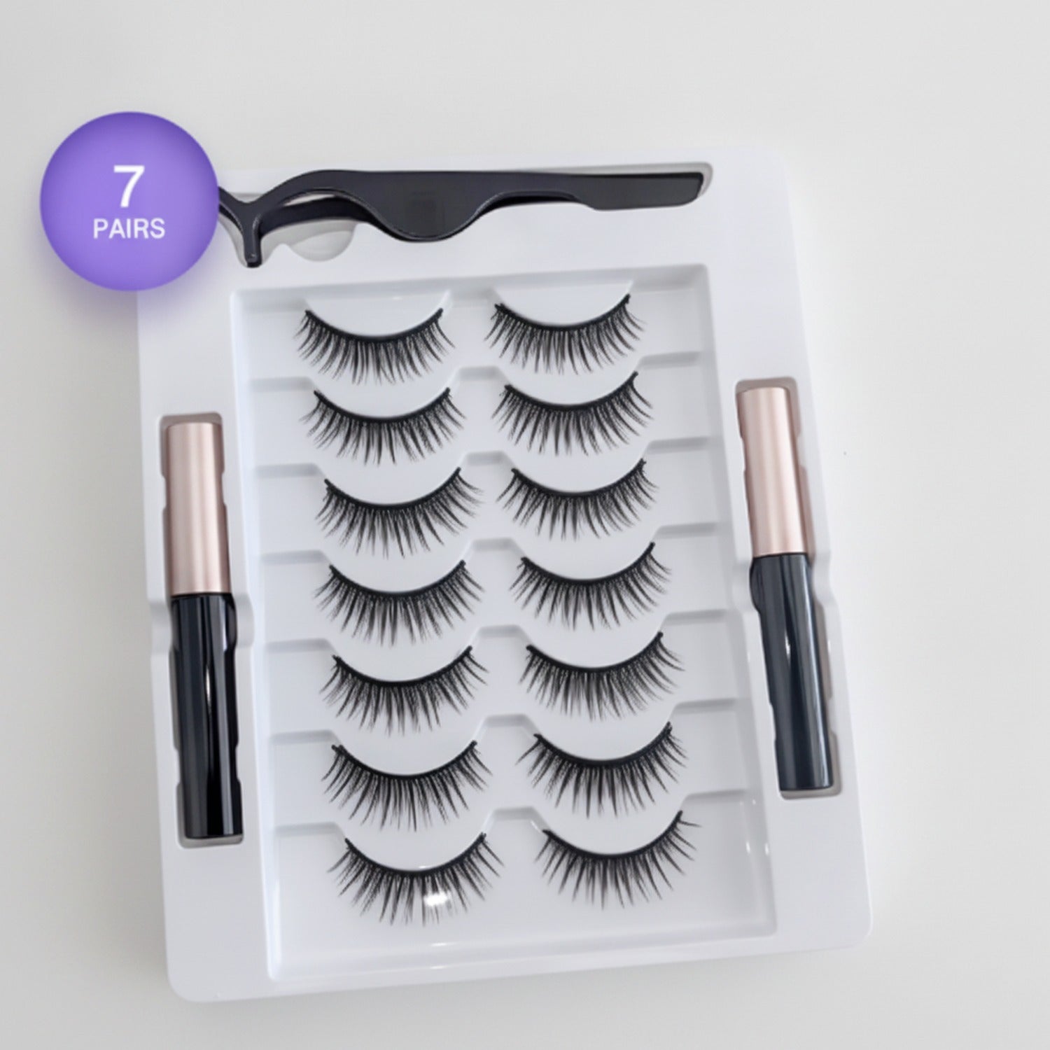 Magnetic Eyelash Set With Eyeliner Applicator