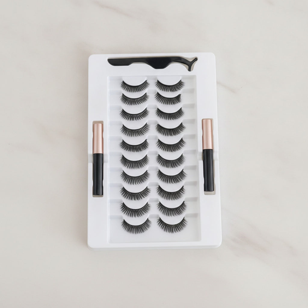 Magnetic Eyeliner Liquid Eyelash Set Black – Korean beauty tool (view 2)