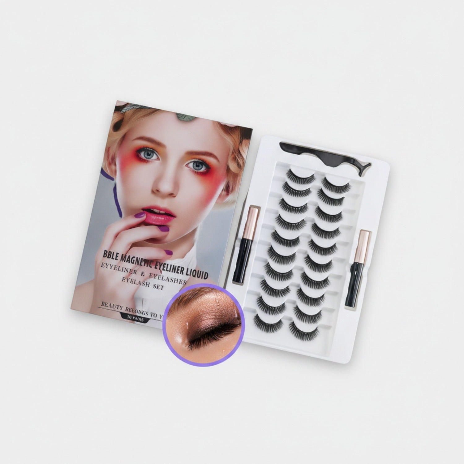 Magnetic Eyeliner Liquid Eyelash Set Black