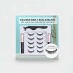 Magnetic False Eyelashes Set With Applicator