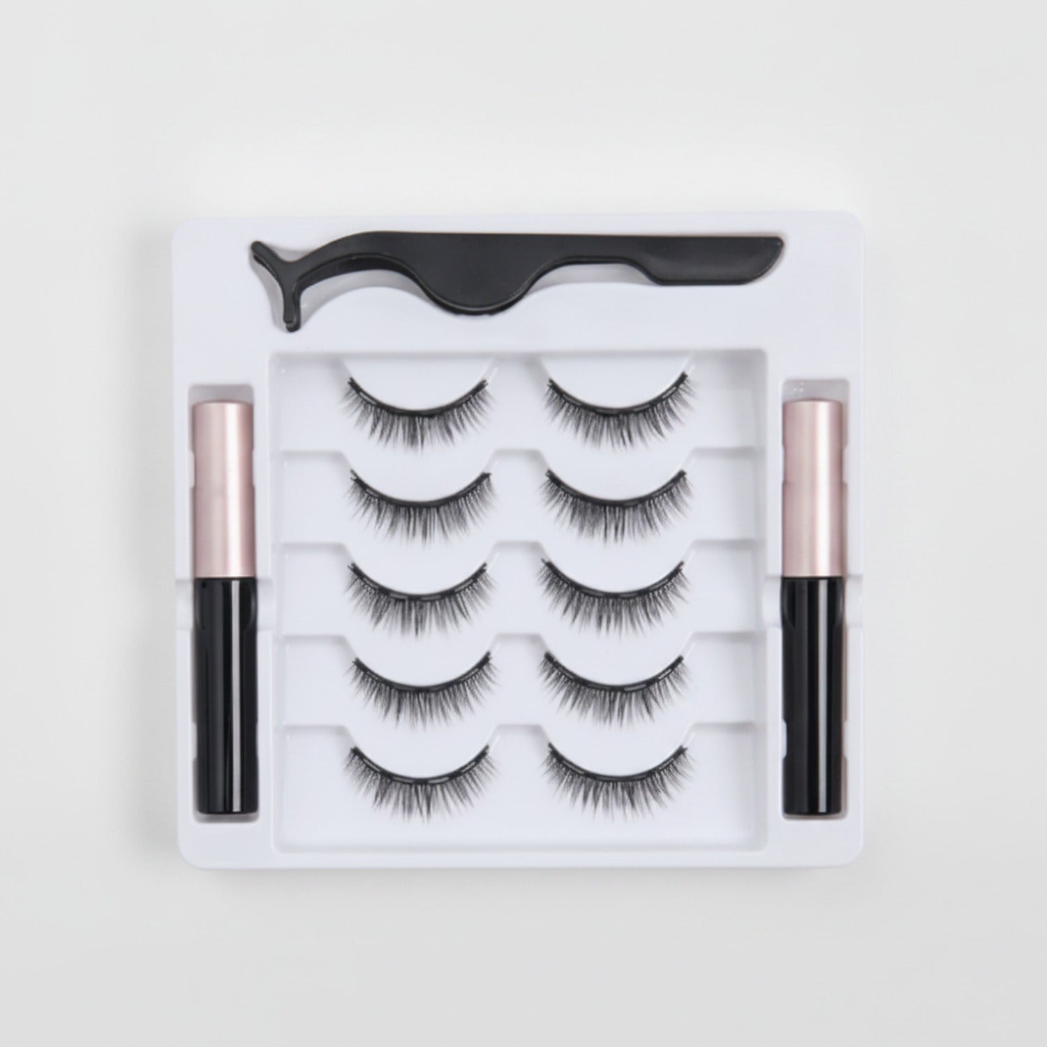 Magnetic False Eyelashes Set With Applicator