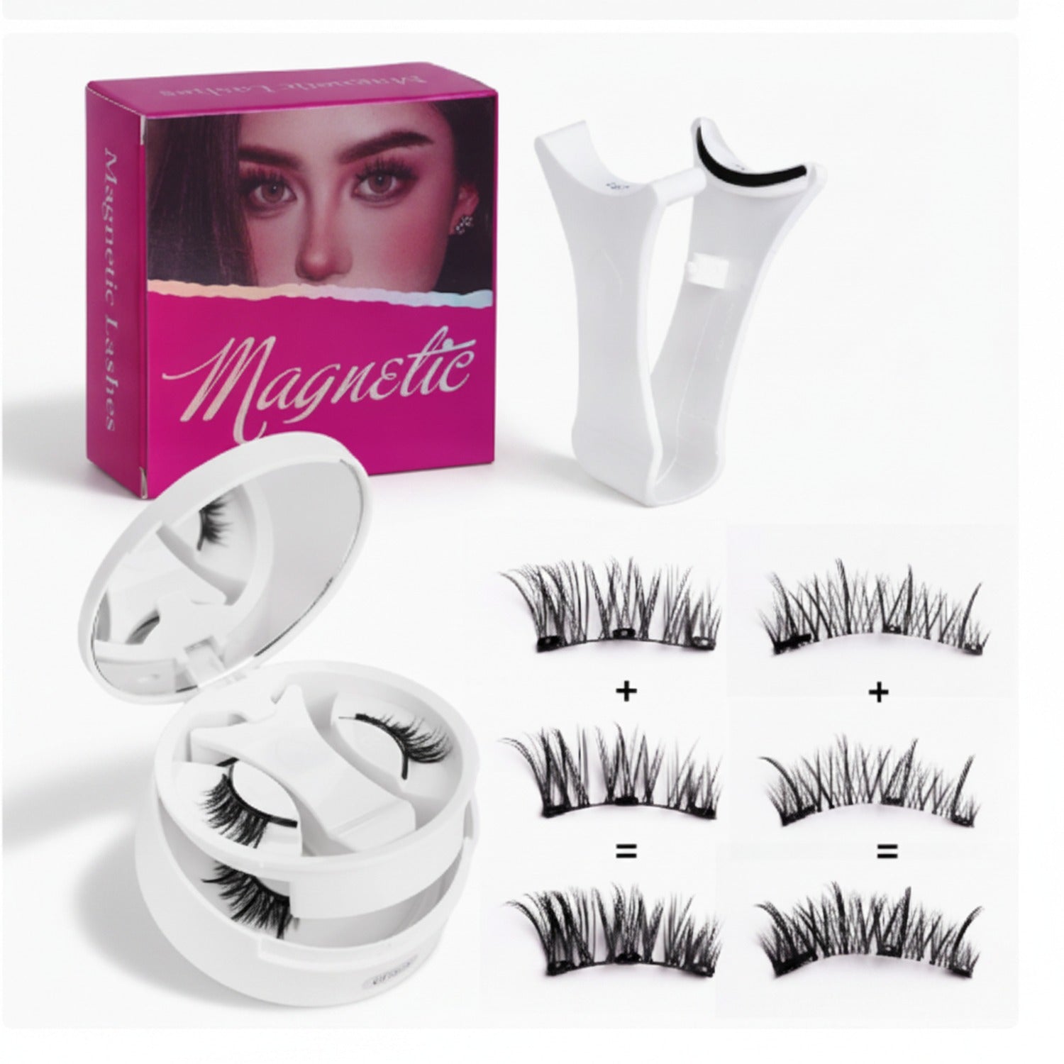 Magnetic False Eyelashes With Applicator Kit