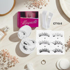 Magnetic False Eyelashes With Mirror Case – Korean beauty tool (view 3)